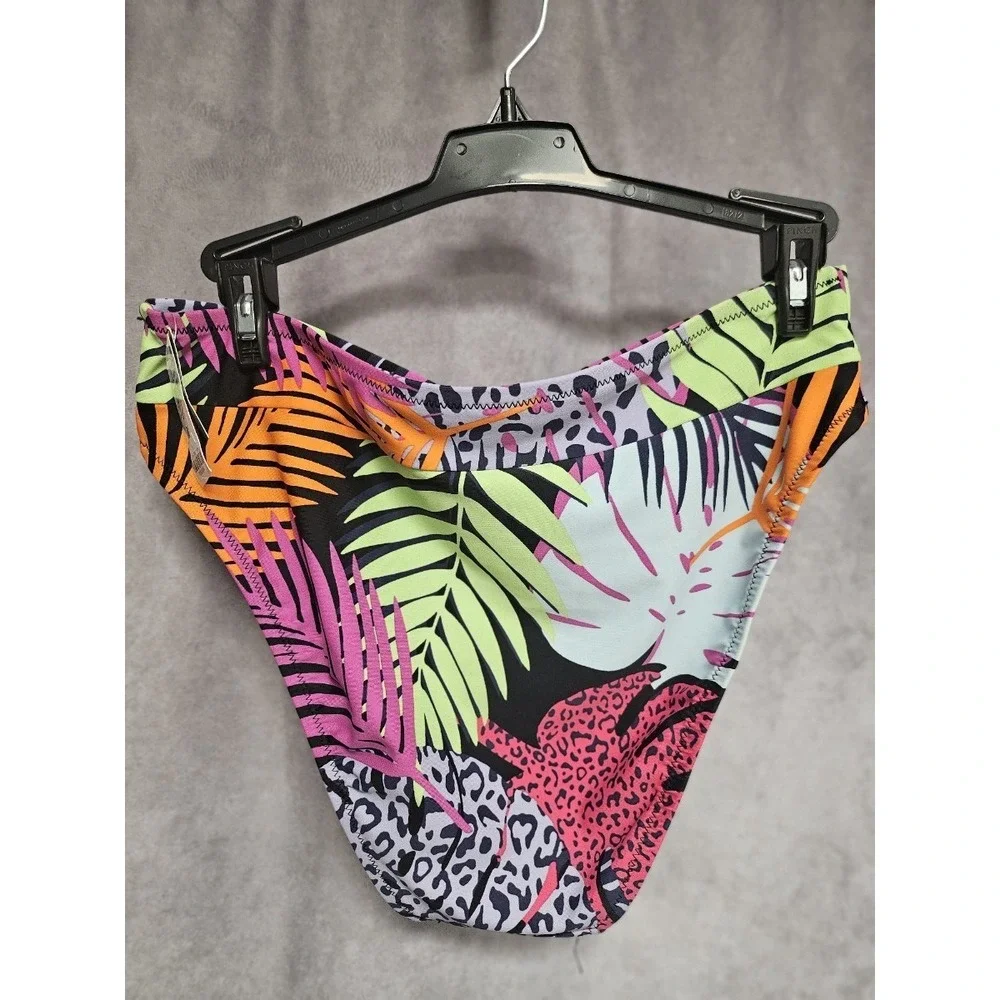 bar III size M womens multi-color bikini bottom‎ (124)